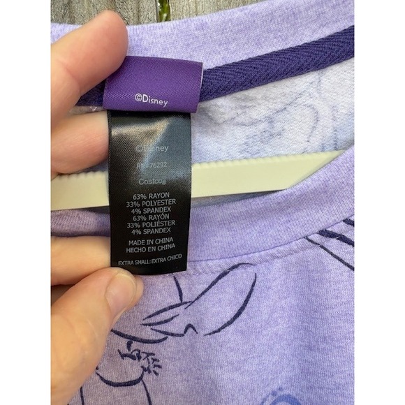 Disney Stitch Pajama Set Loungewear Sleepwear Comfy XS - Picture 4 of 4